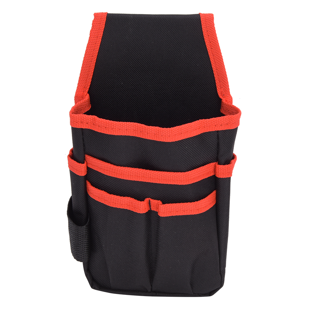 Ceinture porte-outils en polyester, 14 x 25 x 4 cm, rouge