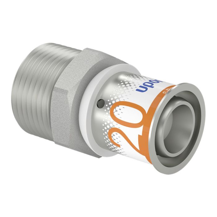 Uponor Grau Rohrverbindungstechnik, Bergangsnippel 20 X 3/4 Mt - Bild 6