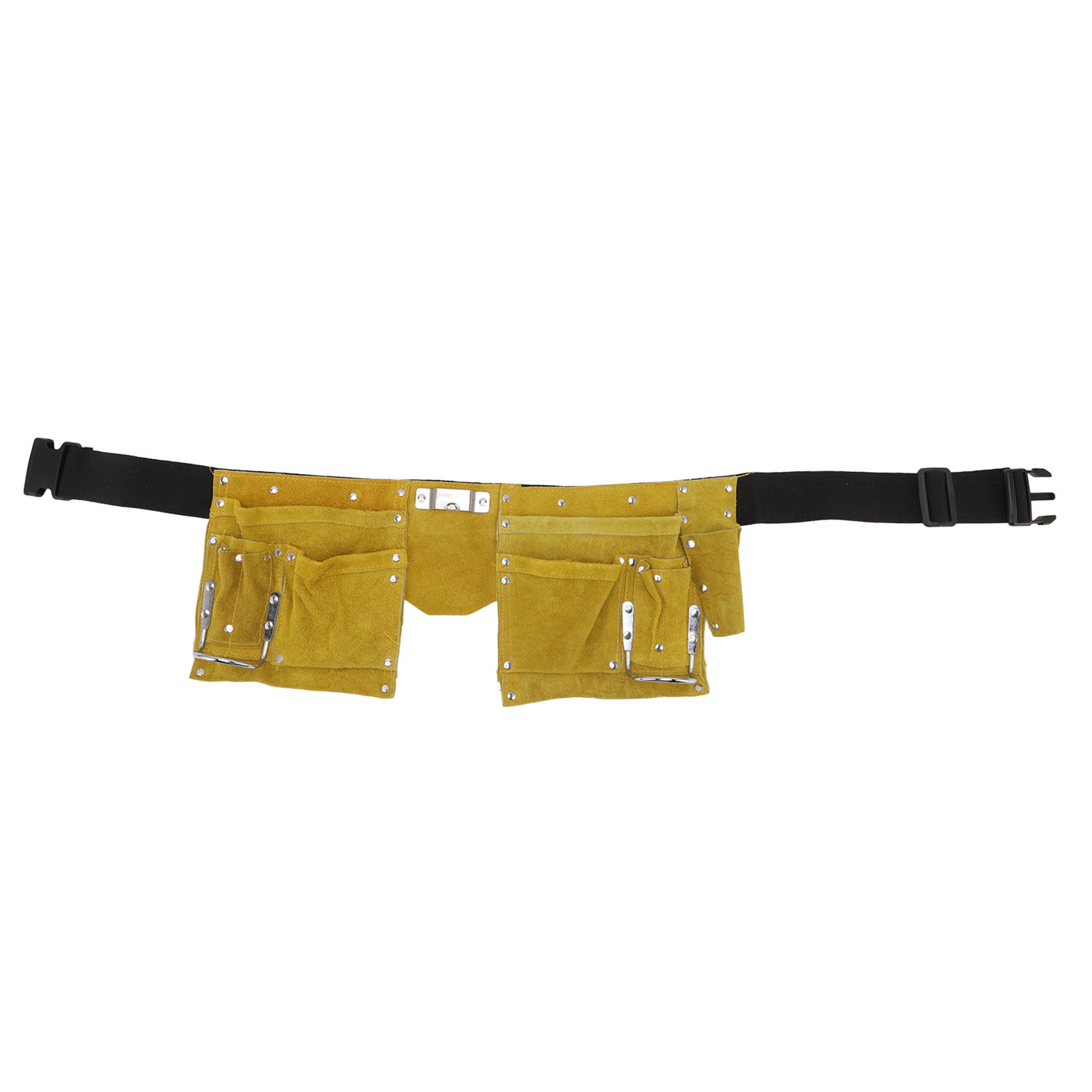 Ceinture à outils en cuir multi-poches, boucle à dégagement rapide, tablier portable pour menuiserie