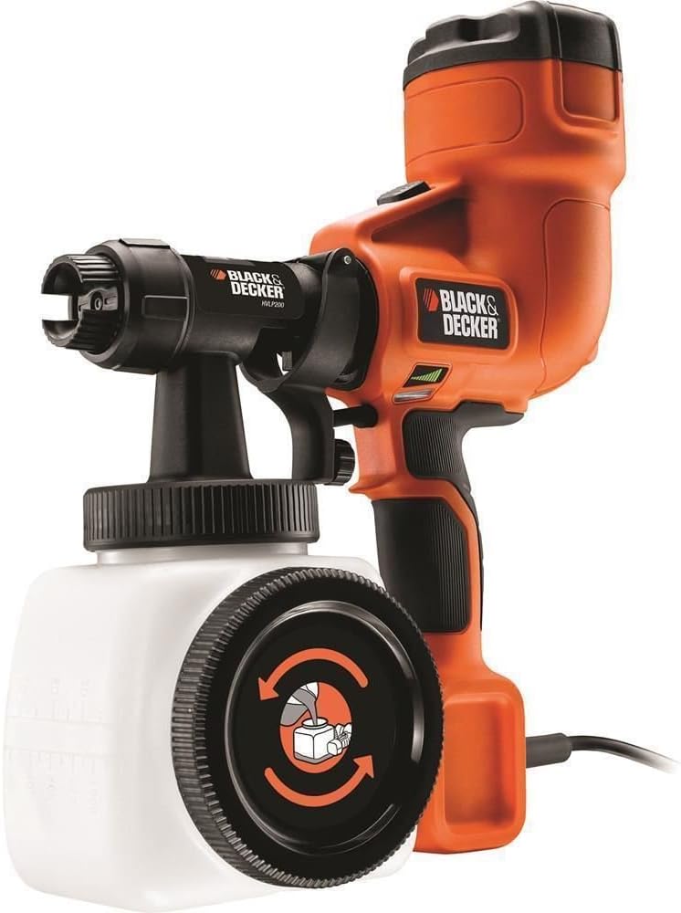 Black & Decker HVLP200-QS, Farbe, Universal, Schwarz, Rot, Weiß, 1 Stück(e), AC - Image 5
