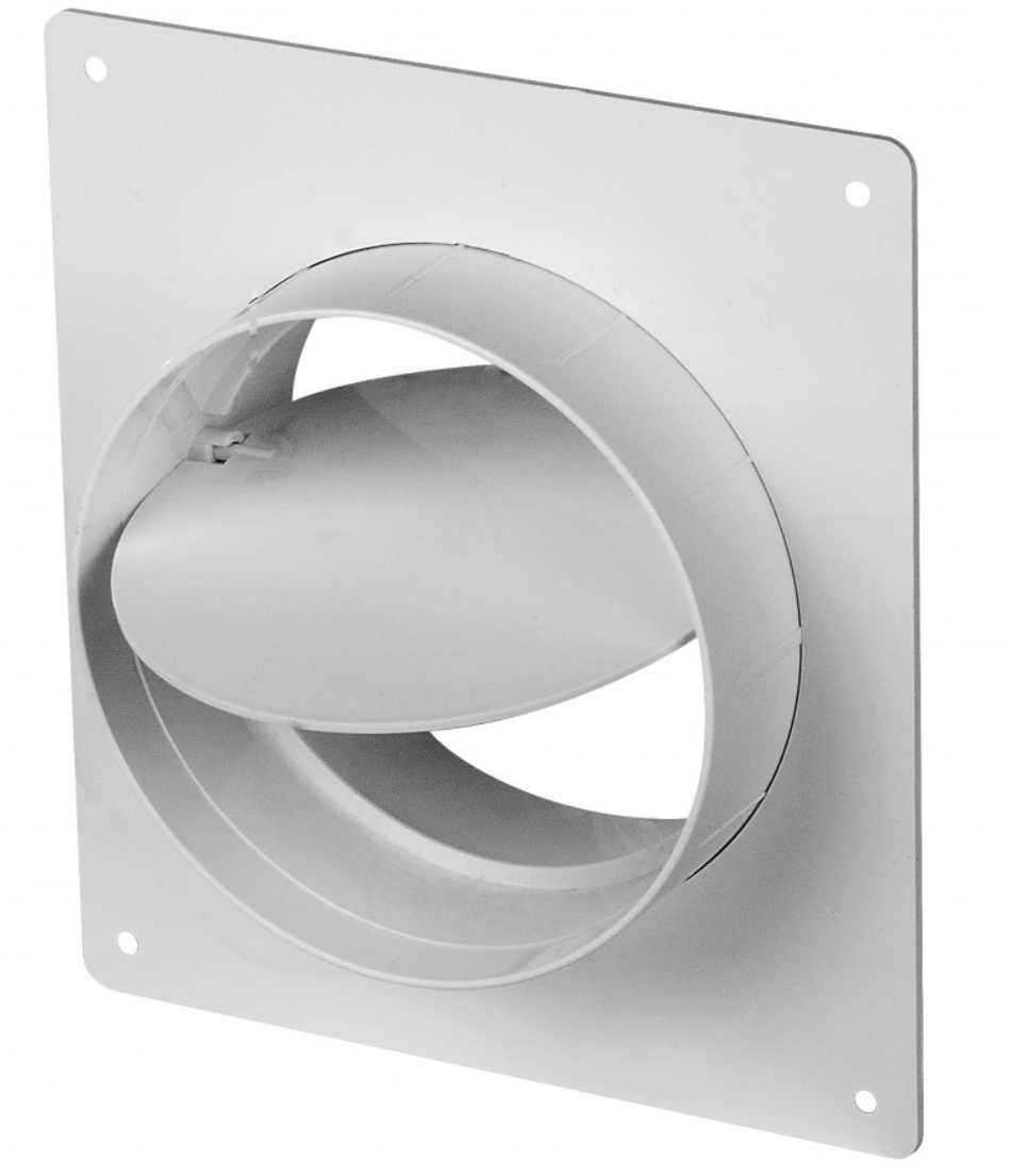 Awenta Wandflansch Mit Rückstauklappe Circular-V 100