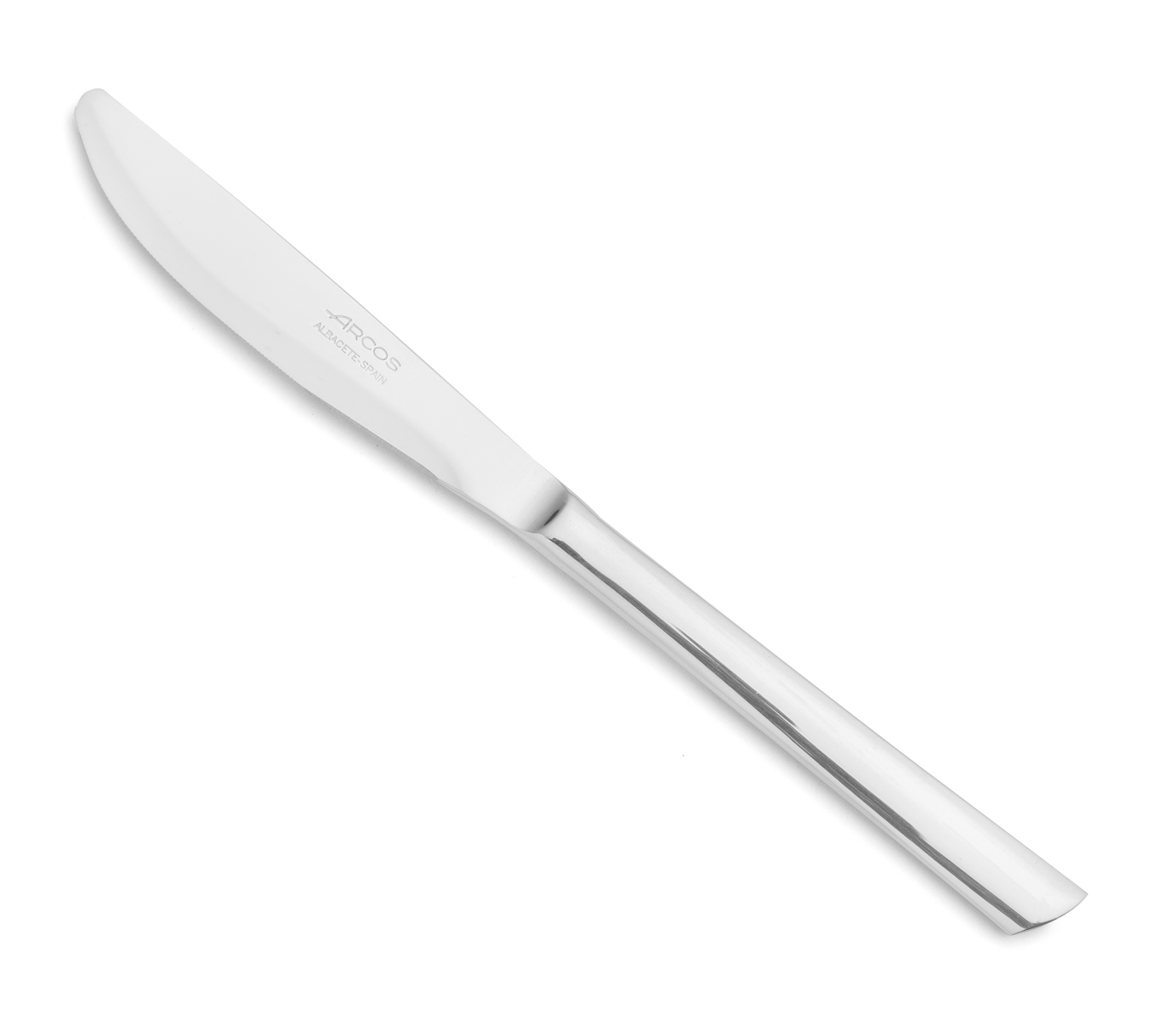 Arcos Versilbert Tafelmesser Toskana 570900 Monoblock Aus Einem Stück Edelstahl 18/10, Dicke 3 Mm Und Klinge Von 10 Cm Im Karton