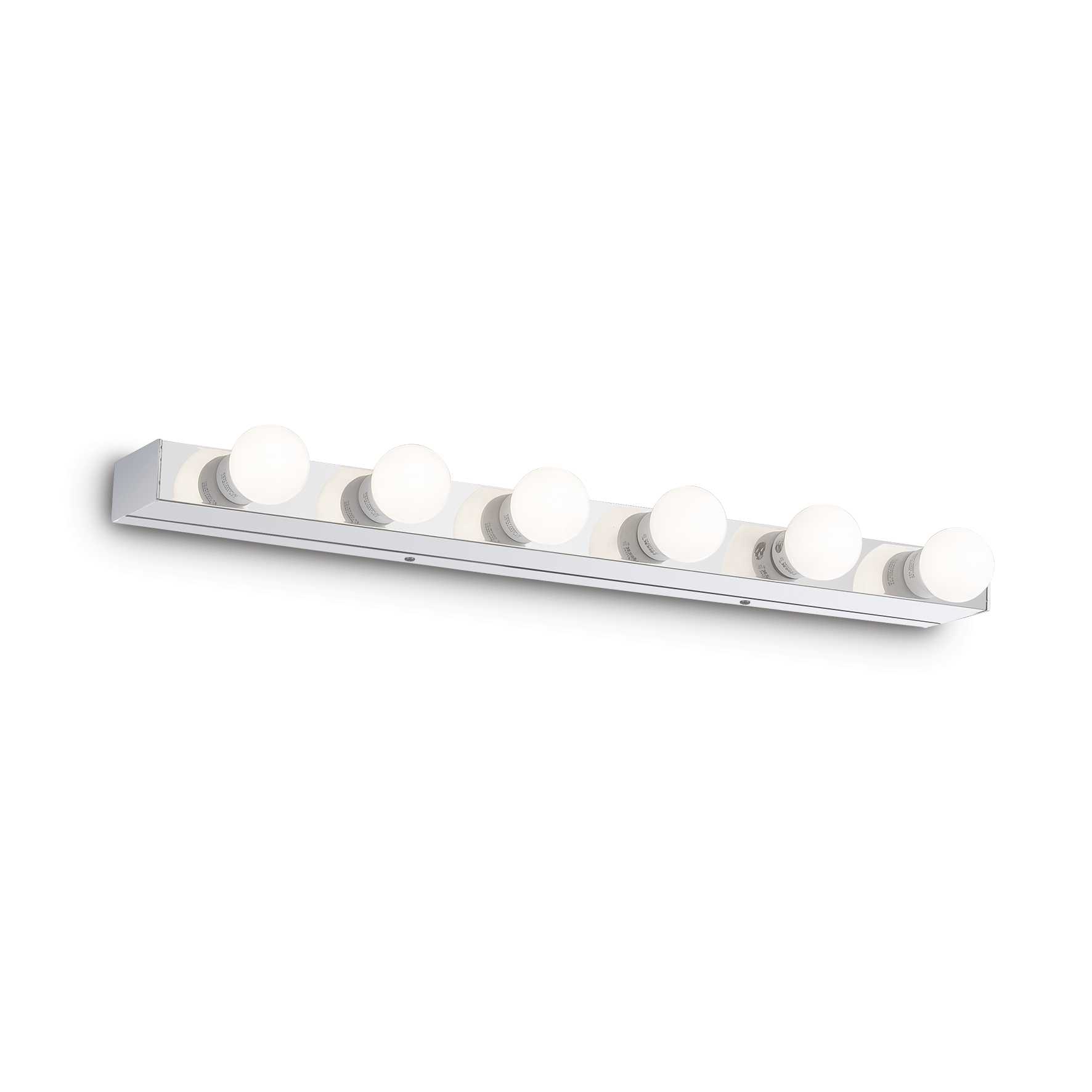 Ideal Lux Versilbert First Ap6, Applique