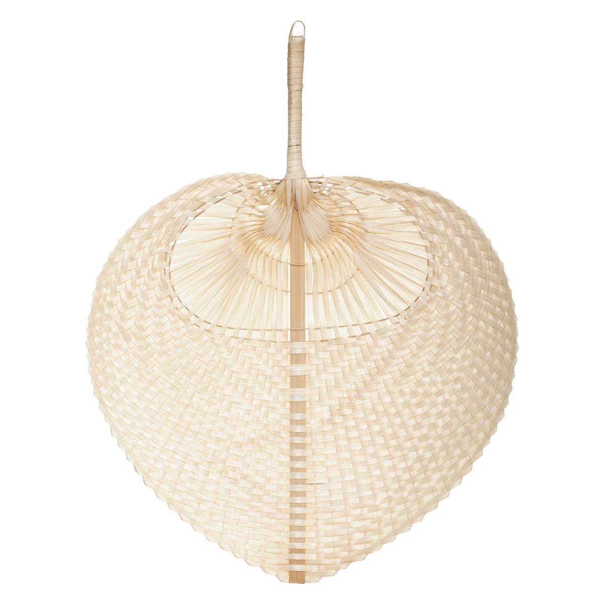 Atmosphera Beige - Fächer Folk - Bambus - 30X39 Cm Créateur D'intérieur