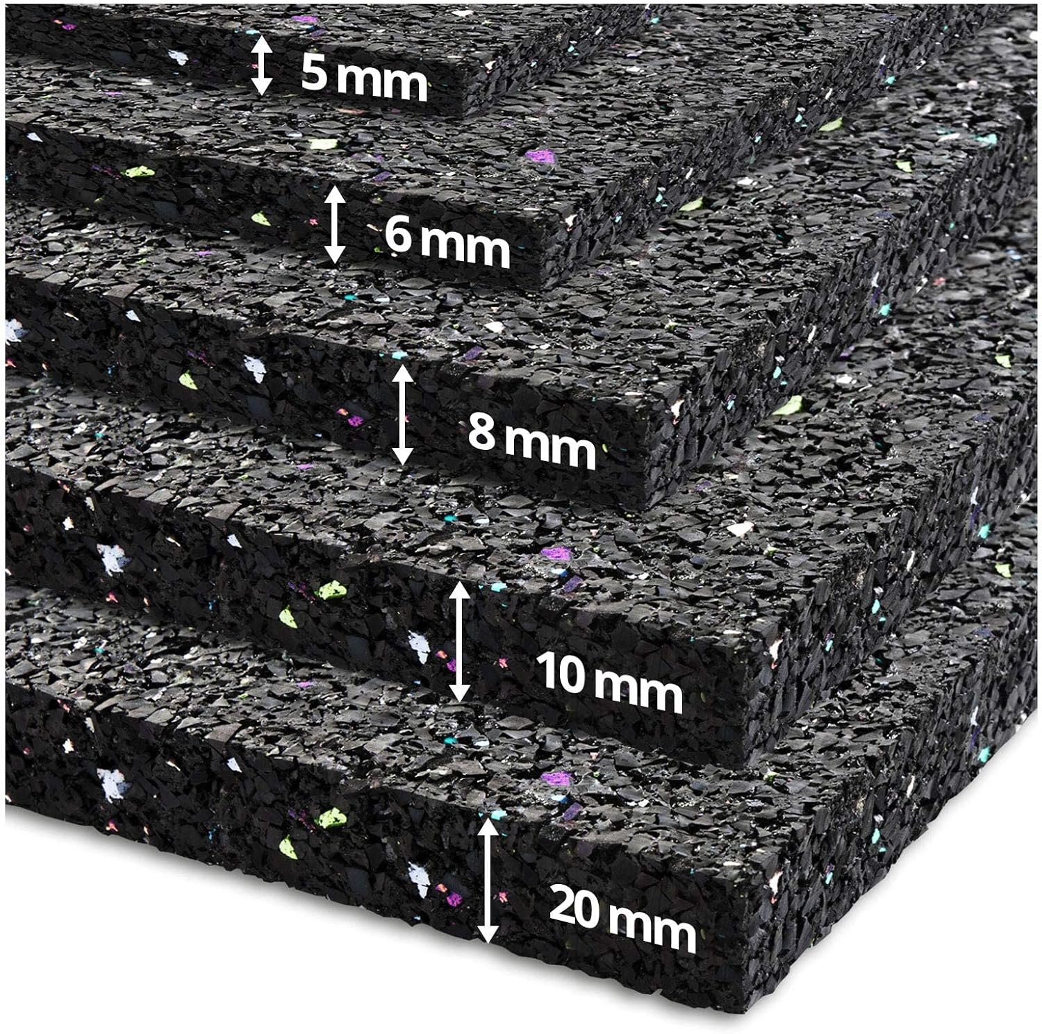 Tapis Anti-vibrations Absorbant Les Chocs Et Le Bruit