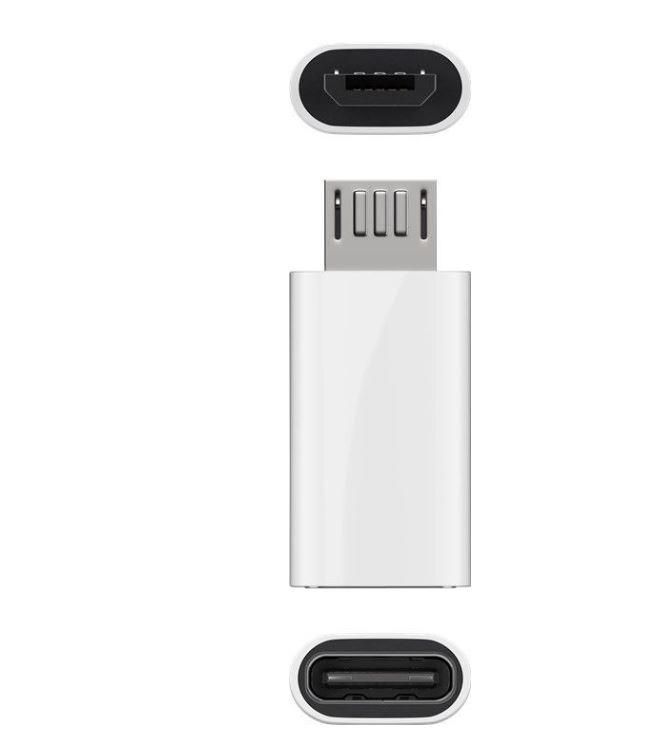 Microconnect Weiß Usb 2.0 Micro-Zu-Usb-C-Adapter