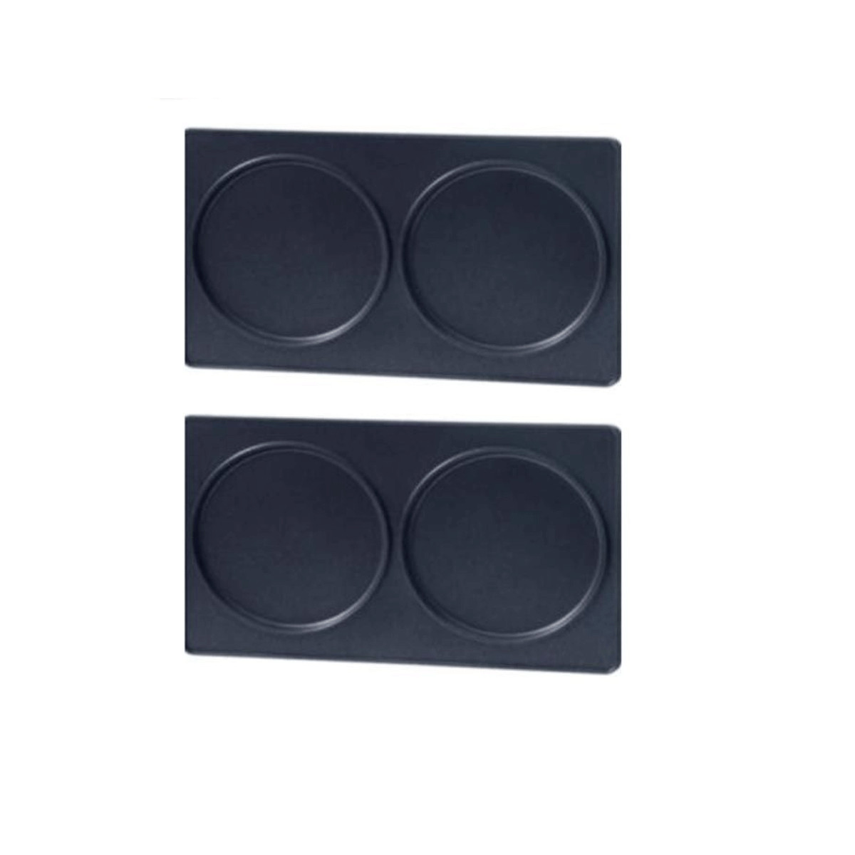 Tefal Schwarz Ersatzteil - Set 2 Pfannkuchenplatten