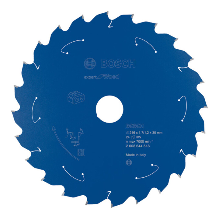 Lame de scie circulaire pour bois, Ø216 mm, 24 dents — photo de l’offre ManoMano