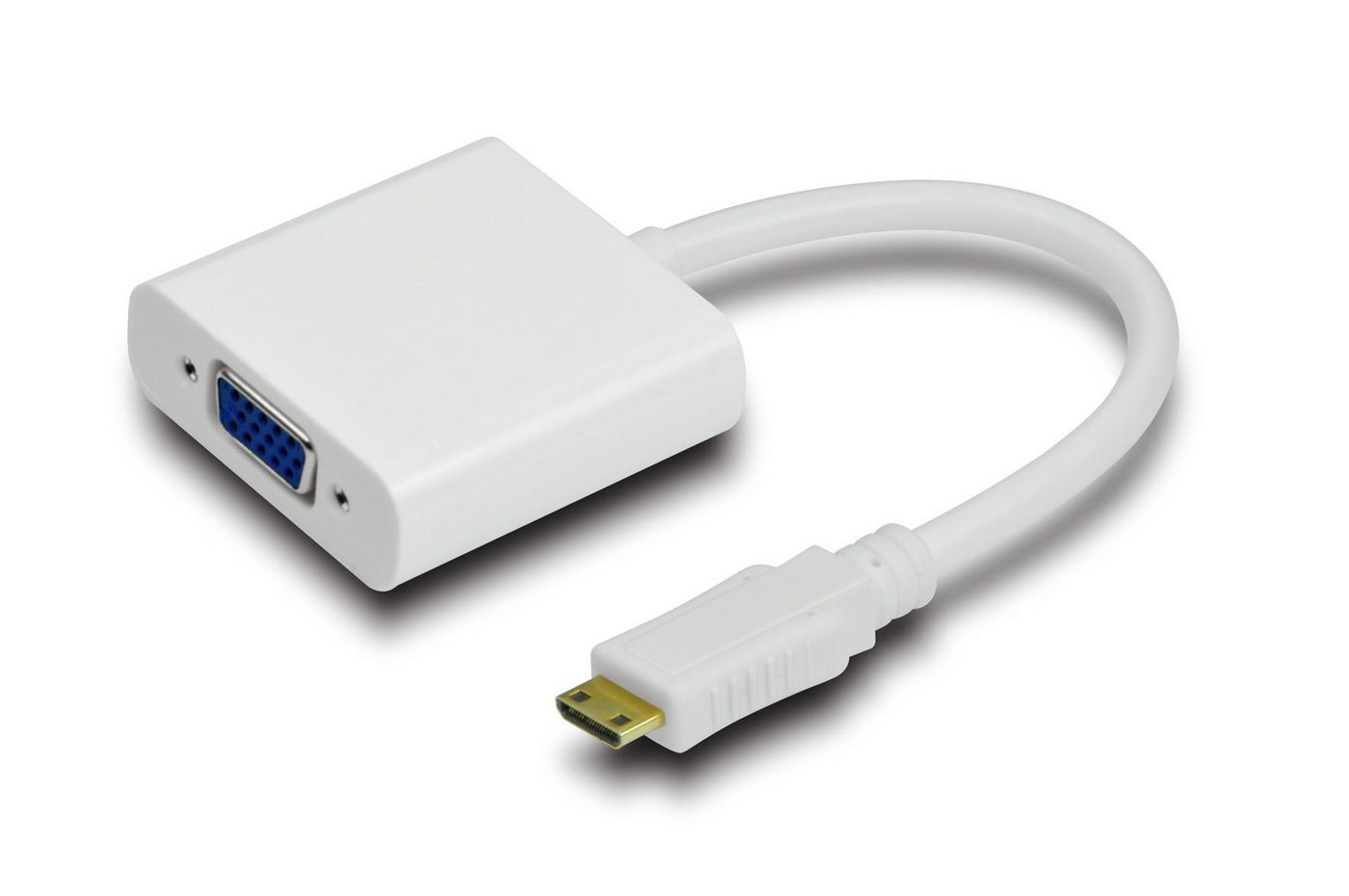 Microconnect Schwarz Mini-Hdmi-Adapter 19C-Vga M-F
