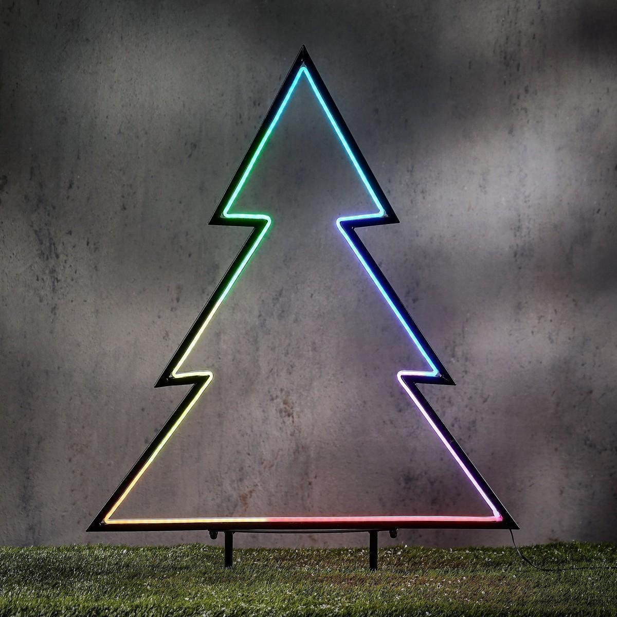 Edelman Mehrfarbig Weihnachtsbeleuchtung, Neon Choinka Rgb 53X75cm Mica - Image 3