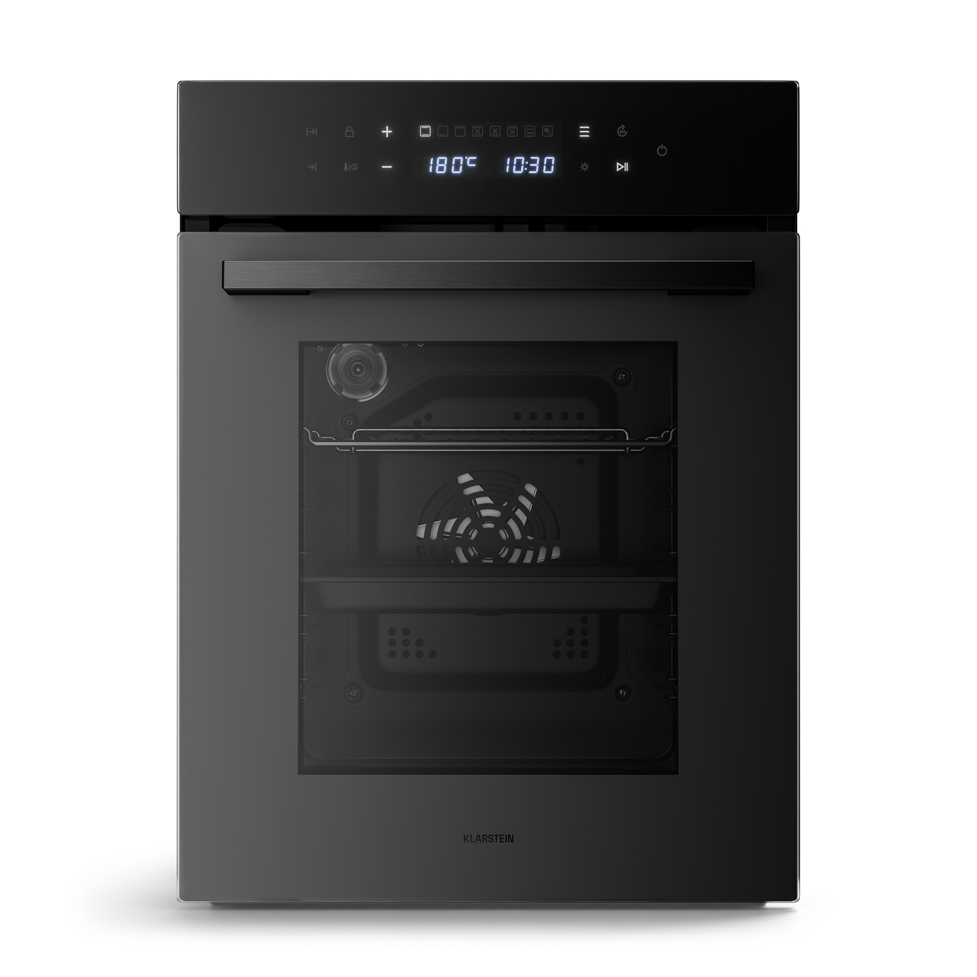 Klarstein Velaire Einbaubackofen 45 Cm - 49l, 10 Betriebsmodi, Energieeffizienz A, Touch-steuerung, Timer, Kindersicherung, Einbauofen Ohne Kochfeld