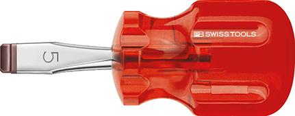 Pb Swiss Tools Schraubendreher Stubby Schlitz 5,5X0,8X 30Mm, Classic