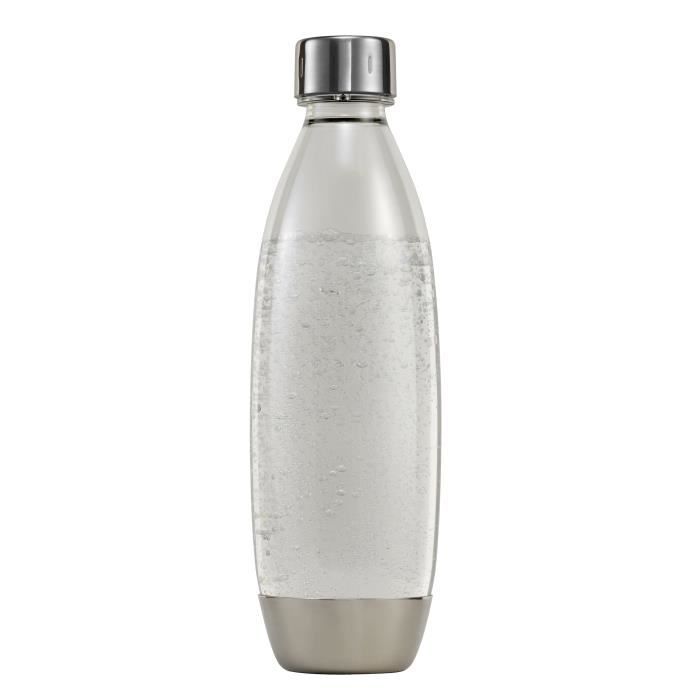 SodaStream FUSE METAL, Karbonisiererflasche, Metallisch, Transparent, 1000 ml, 1 Stück(e), 85 mm, 85 mm - Image 4