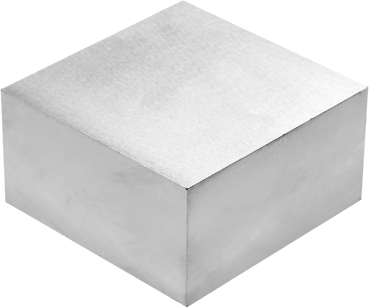 Bloc de banc en acier trempé 75x75x40 mm, surface rectifiée de précision, pour bijouterie et poinçonnage