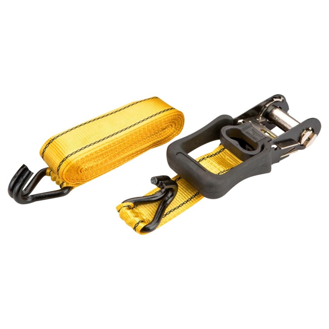 Tresice France Gelb Topex Gepäckgurt 7 M X 50 Mm – Starke Haken, Spannmechanismus