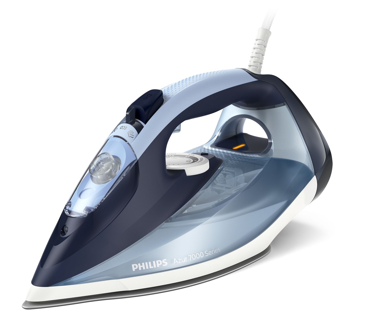 Philips Hellblau Dunkelblau Dampfbügeleisen "Dst7020/20 7000 Series" 2800 W Steamglide Plus Bügelsohle 300 Ml Wassertank 250 G Dampfstoß von Baur - Image 7