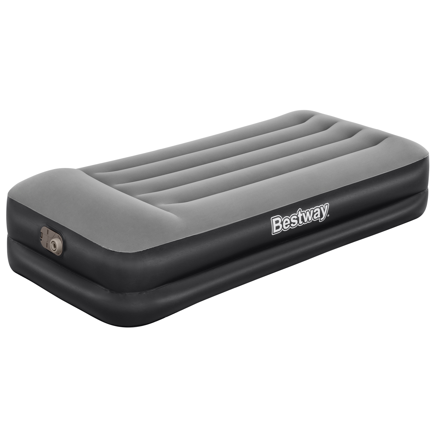 Grau Bestway Luftbett 191 X 97 X 46 Cm Twin Built-In Mit Integrierter Elektropumpe - Bild 5