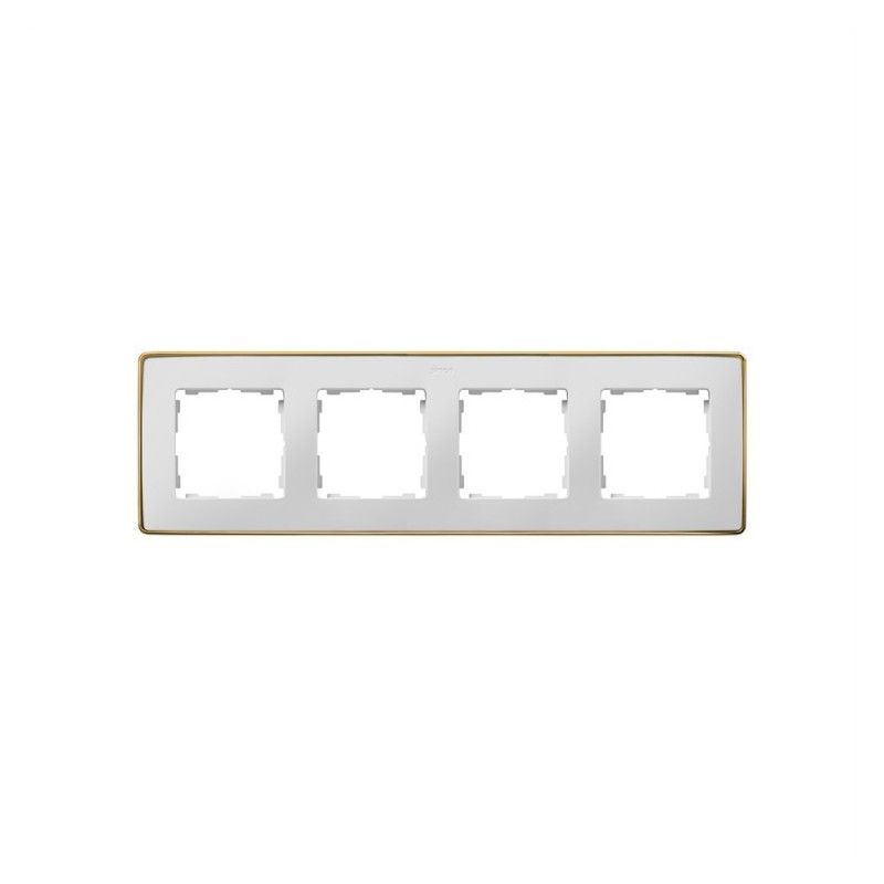 82 DETAIL AUSWAHL WEISS METALL/ BASIS GOLD RAHMEN 4X - Bild 4