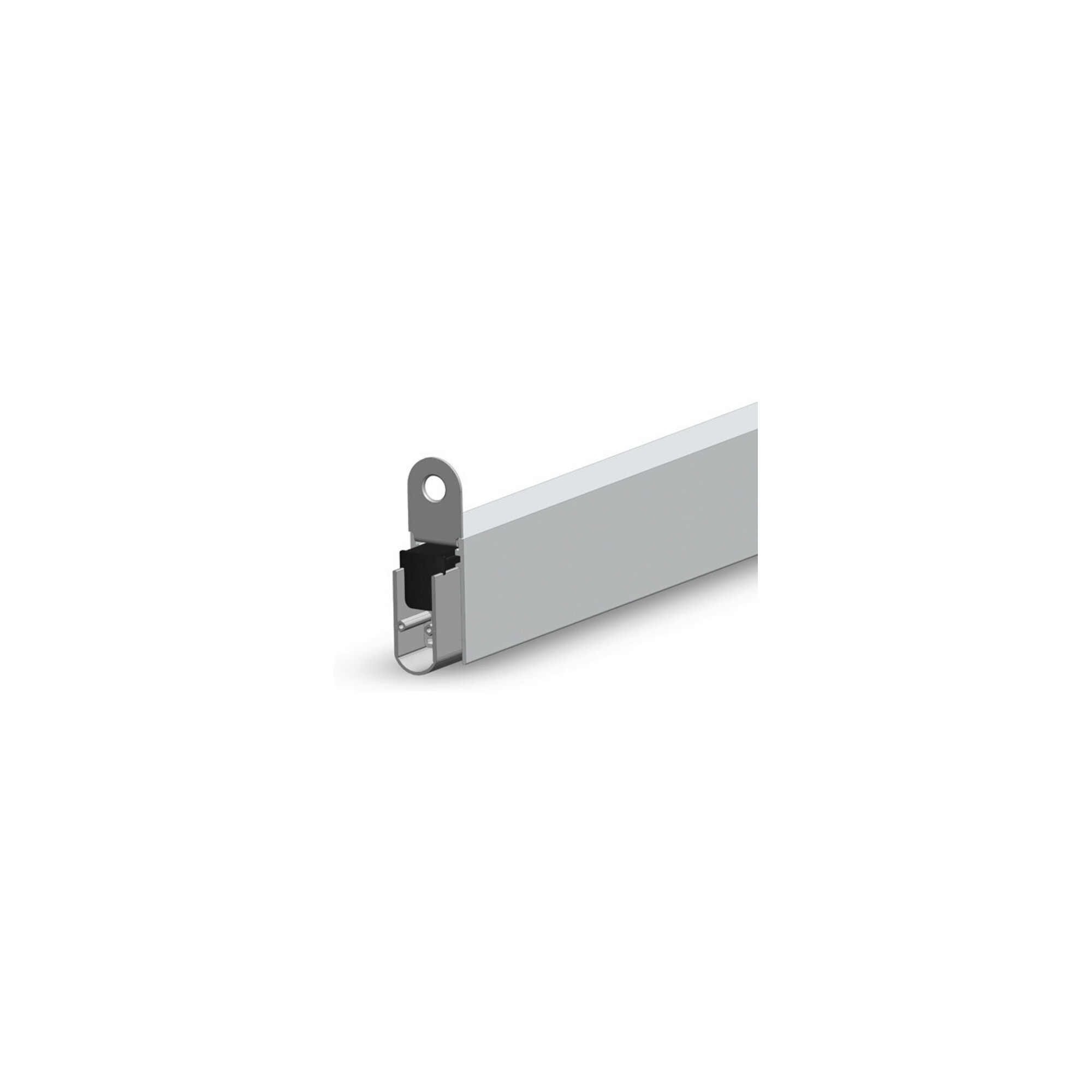 Ellen Silber Türdichtung, Autom.türbodendichtung Ellenmatic Soundproof 1Stg.l.1083mm B.15mm Alu.blk - Image 3
