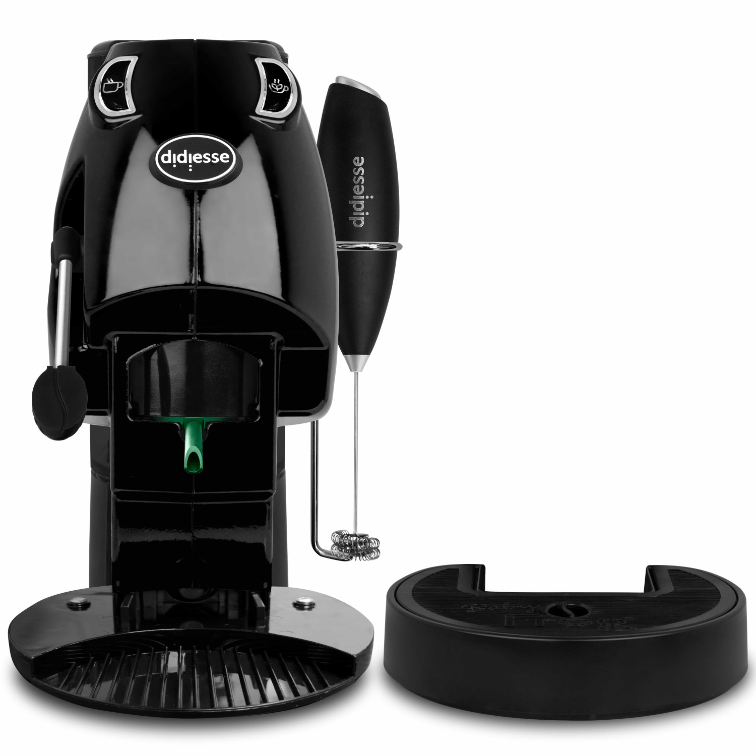 Borbone Schwarz Didiesse New Baby Frog Halbautomatisch Pod-Kaffeemaschine 1,3 L