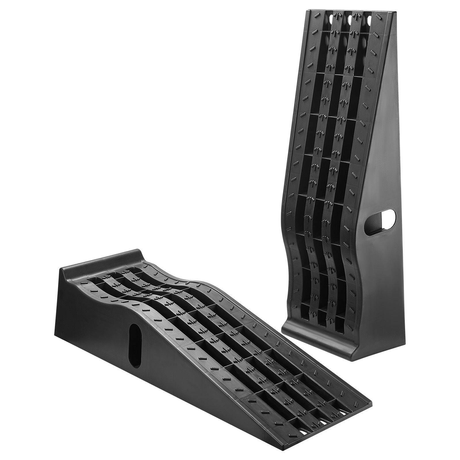Rampe de service portable en polypropylène, hauteur de levage 155 mm, inclinaison 17°, lot de 2