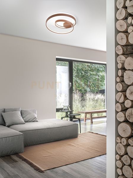 Perenz Plafoniera Ritmo In Metallo Colore Cannella Led 55w 4400lm 3...