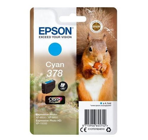 Epson , Druckerpatrone, Singlepack Cyan 378 (C) - Bild 3