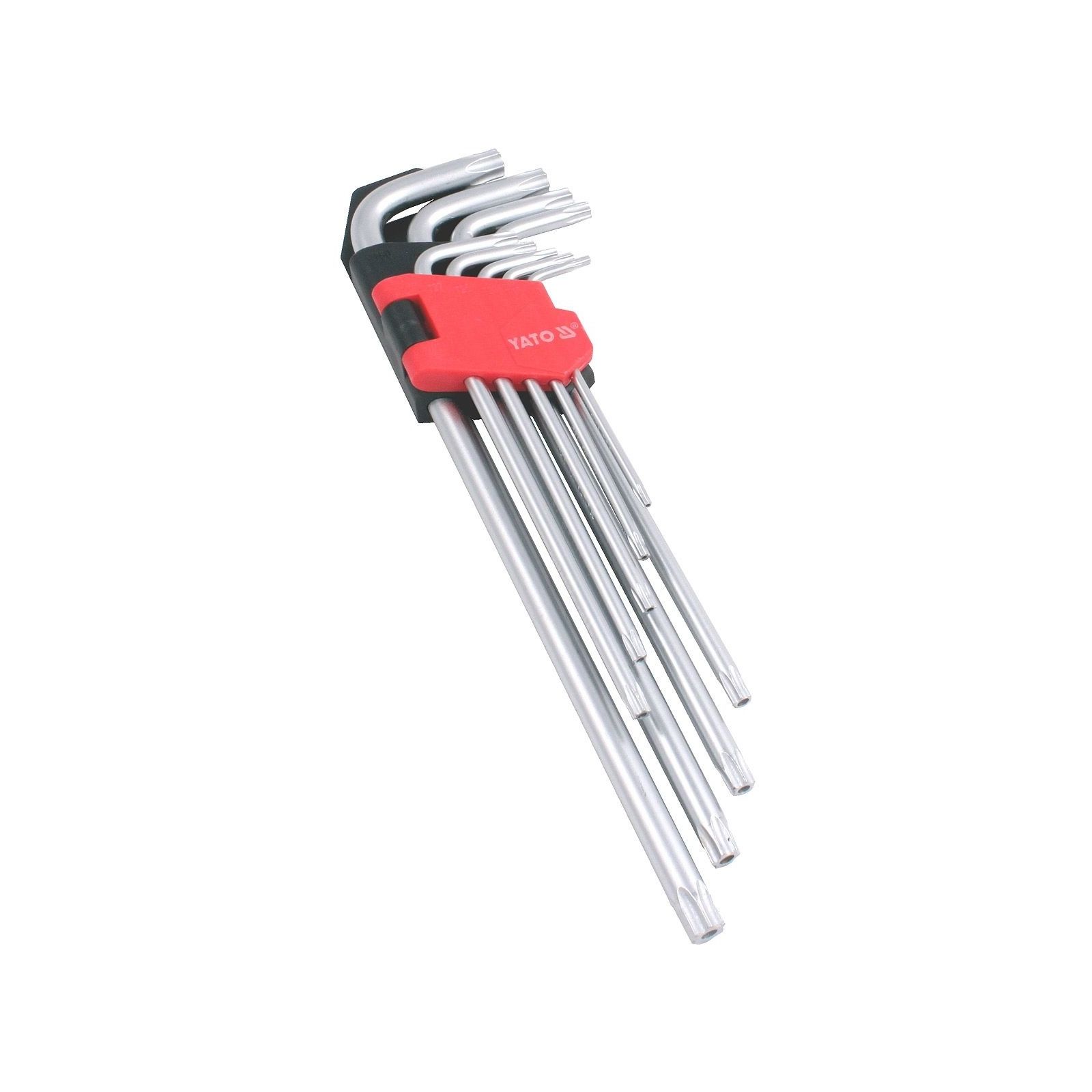 Yato Torx-Inbusschlüssel, Lang, T10–T50, 9 Stück. Yt-0512