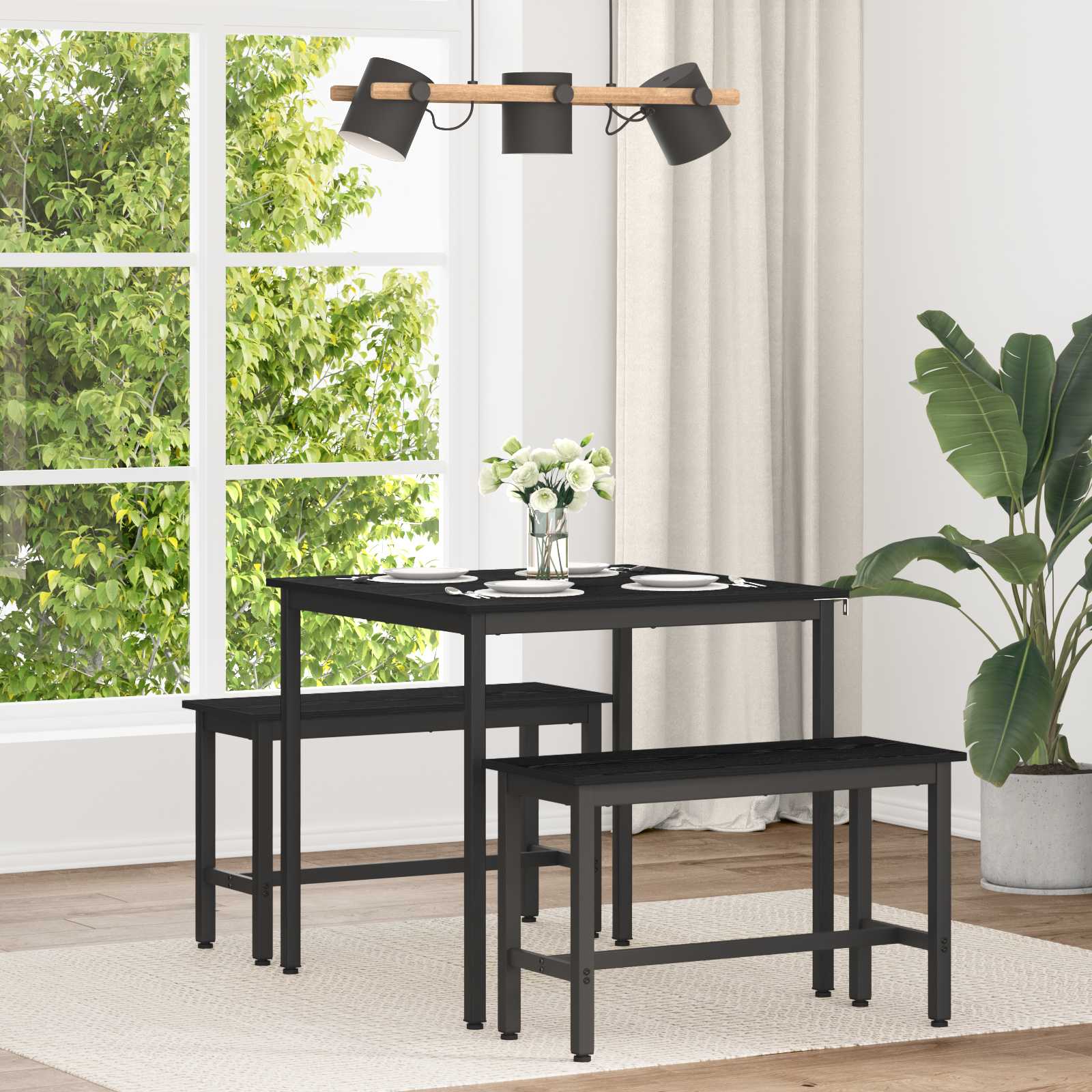 Dining Tables 80 X 80 X 75 Cm Metal Square Vidaxl