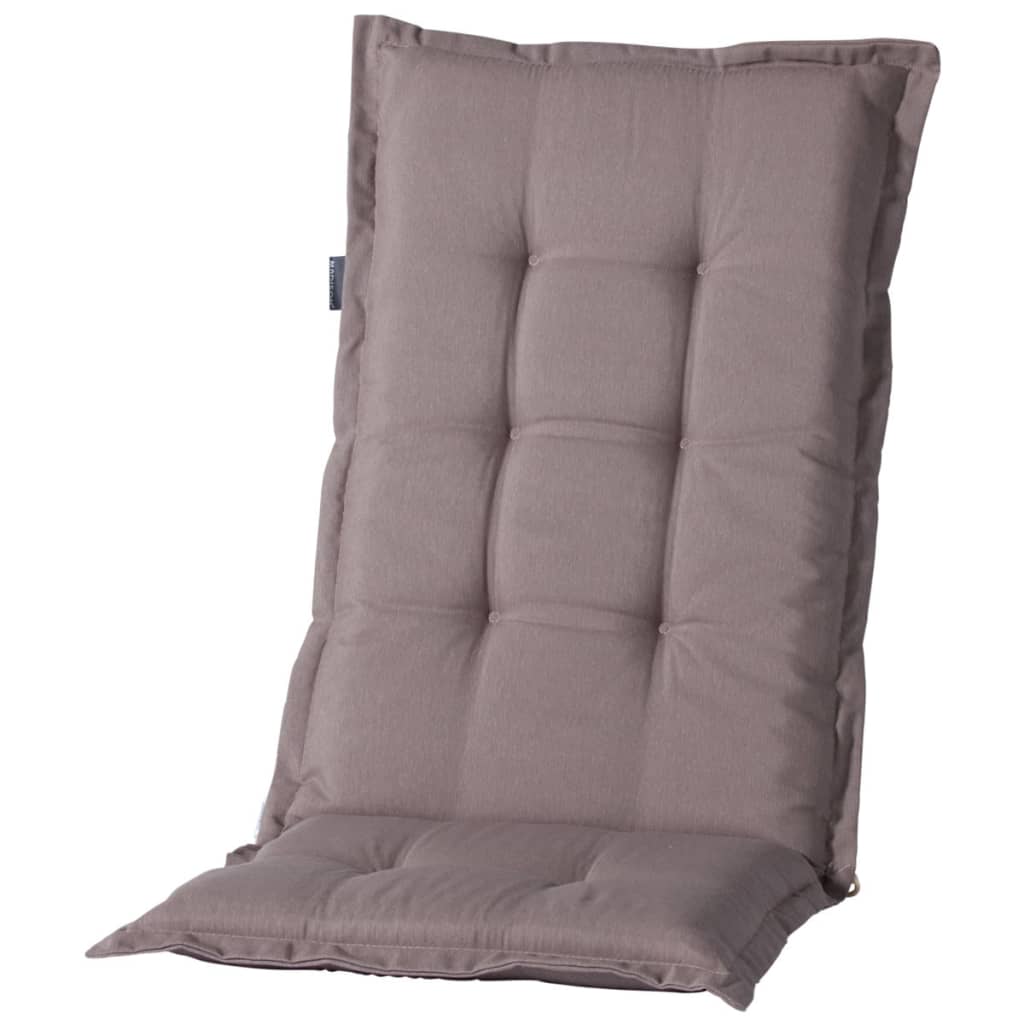 Madison Panama Polster Mit Hoher Rückenlehne, Ca. 123 X 50 Cm, Taupe - Image 5