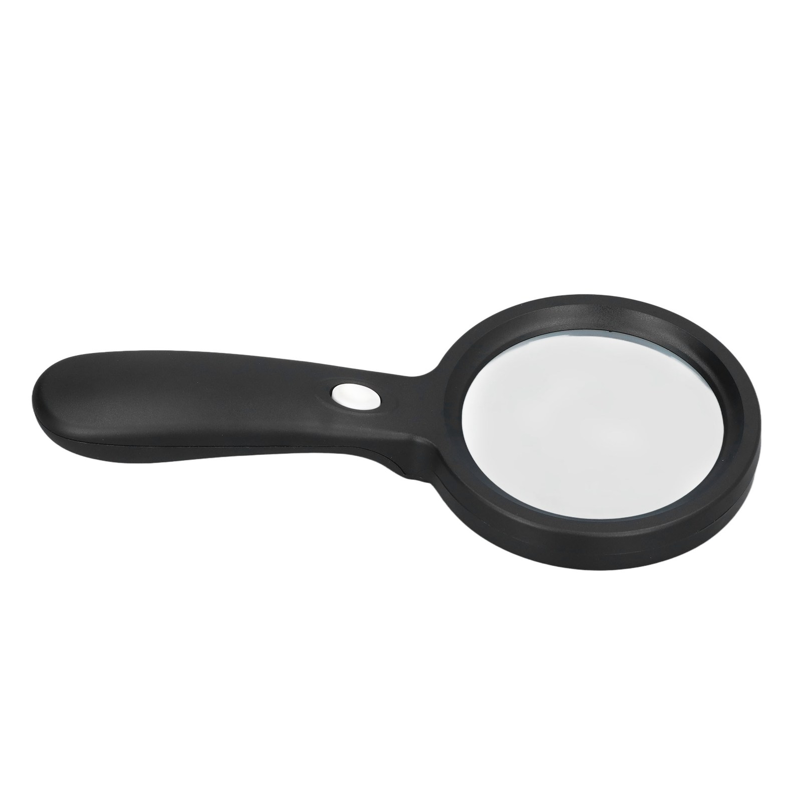 Loupe à main LED 10x, verre optique, 12 lumières, poignée ergonomique, 230 mm