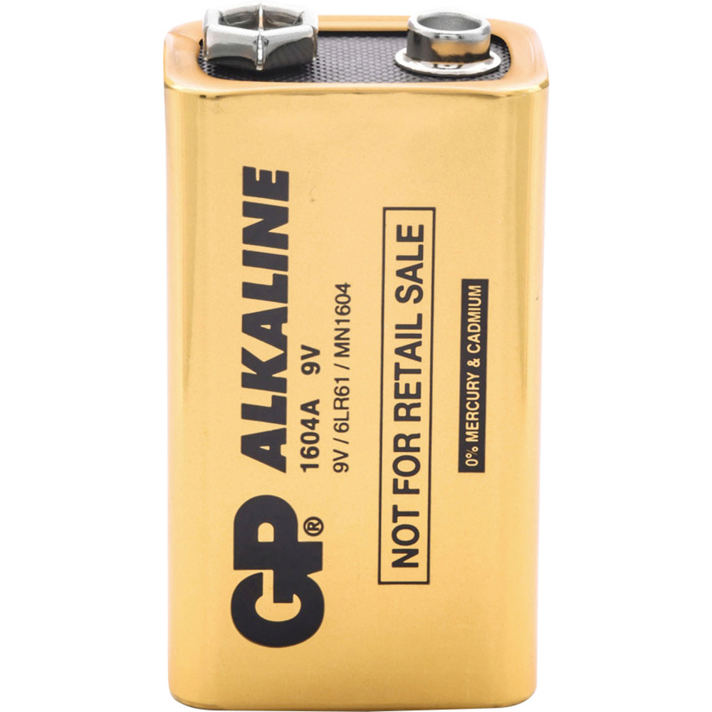 Gp Gpind1604ab 9 V Block-Batterie Alkali-Mangan 9 V 200 St. 8716778936763