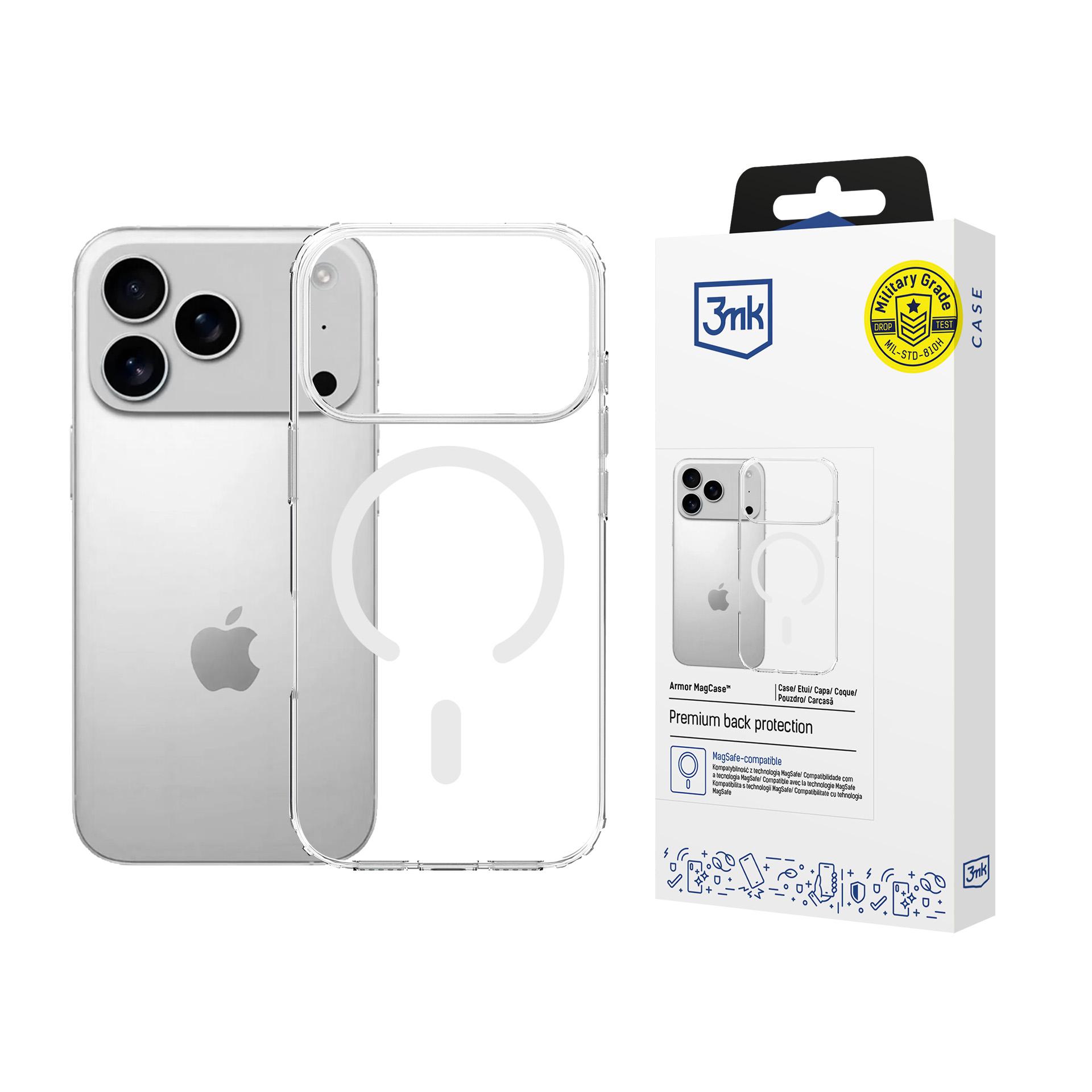 3MK - Armor Clear MagCase - iPhone 17 Pro - Transparent (Apple iPhone 17 Pro), Smartphone Hülle, Transparent - Bild 3