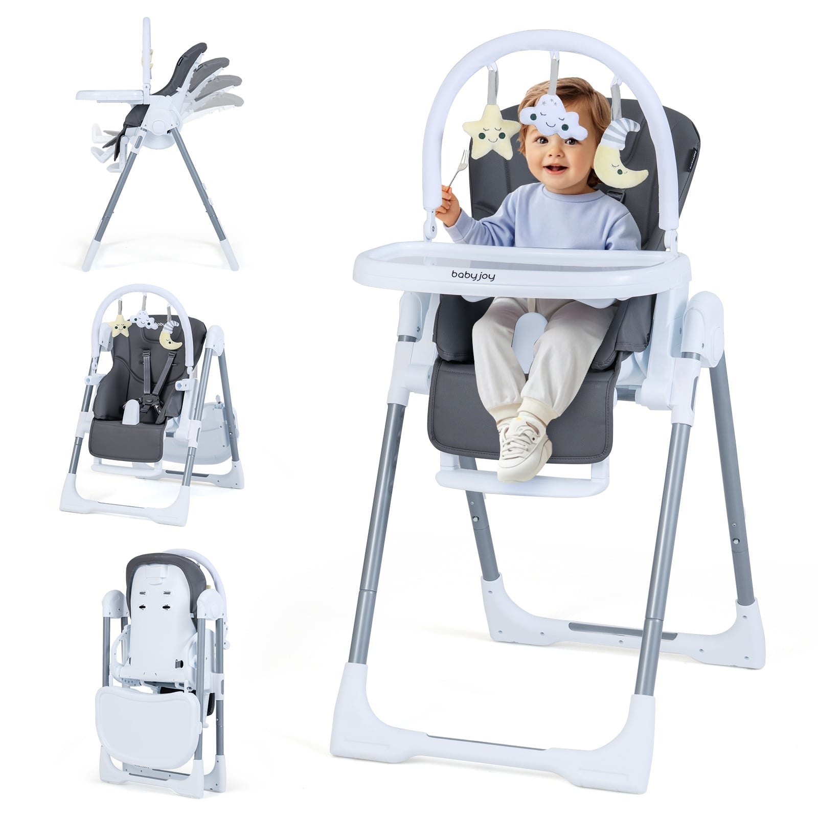 Chaise Haute Pliable Pour Bebe Avec Dossier Inclinable Et Reglable 211171021 211171021 211171021 211171021