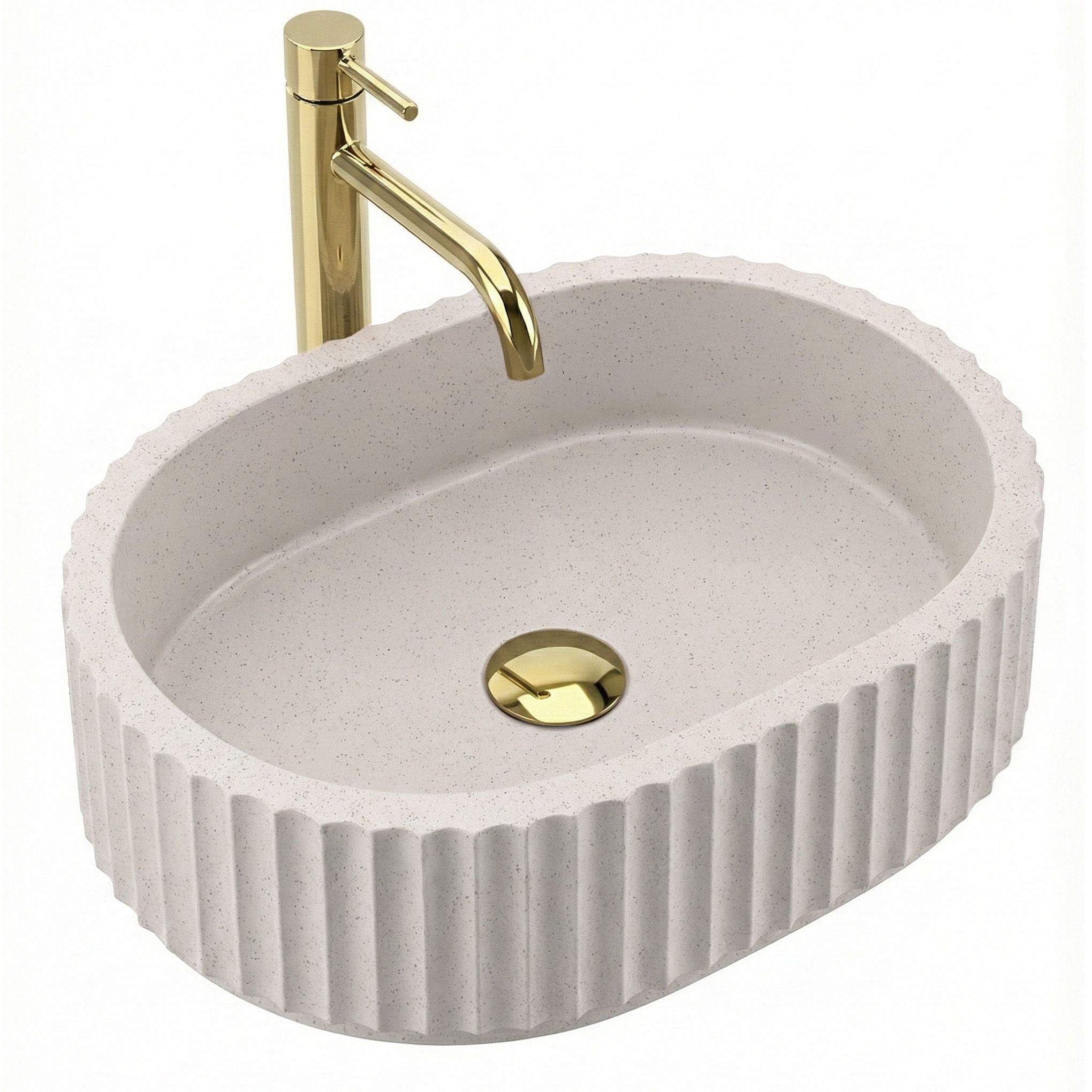 Countertop Washbasin Rea Margaret Beige