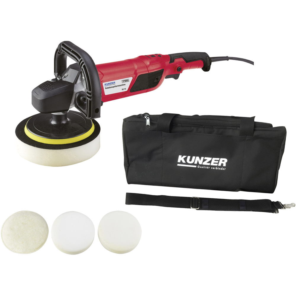 Kunzer 7Pm05 Rotationspoliermaschine 230 V 1500 W 600 - 3000 U/Min 150 Mm 4260174669311