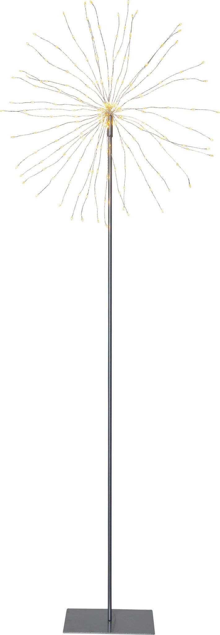 Best Season Versilbert 3D-Led-Standstern "Firework", Silber, 200 Ww Led
