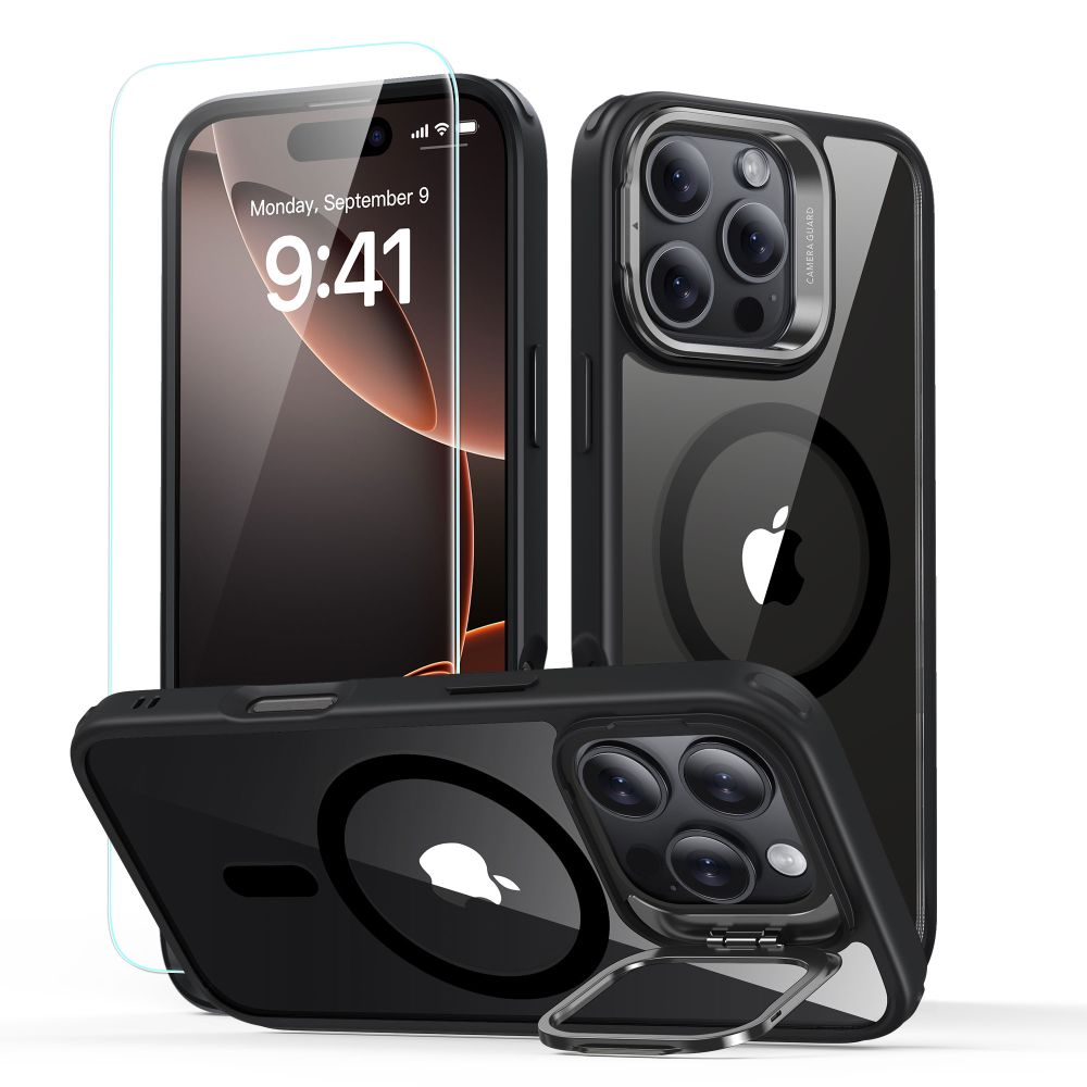 ESR None (Apple iPhone 16 Pro), Smartphone Hülle, Transparent, Schwarz - Bild 4