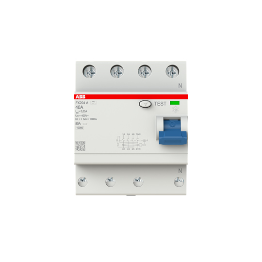Abb Stotz Kontakt Fehlerstromschutzschalter 40A Weiß