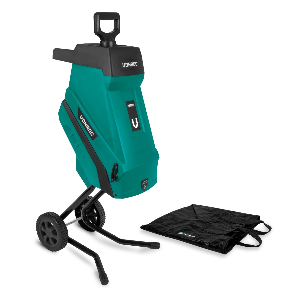Vonroc Biotrituratore 2500w Per Rami Spessi Fino A 45mm. Incl. Sacca D VONROC