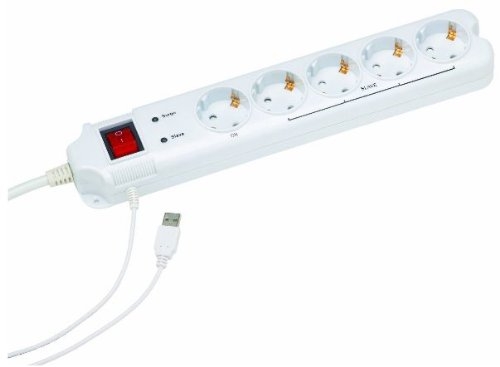 Gembird Weiss Steckdosenleiste, Ac/50-60Hz (5X, Cee 7/3, 1.80 M) - Image 3
