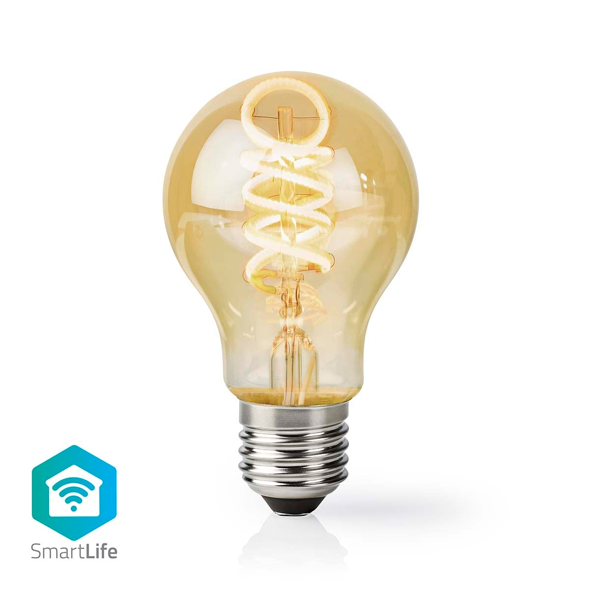 Licht Nedis - Smartlife Led Vintage Lampe Wi Fi E27 360 Lm 49 W Varm Till Cool Vit 1800 - 6500 K Glas Android Ios Glodlampa 1 St - Bild 3