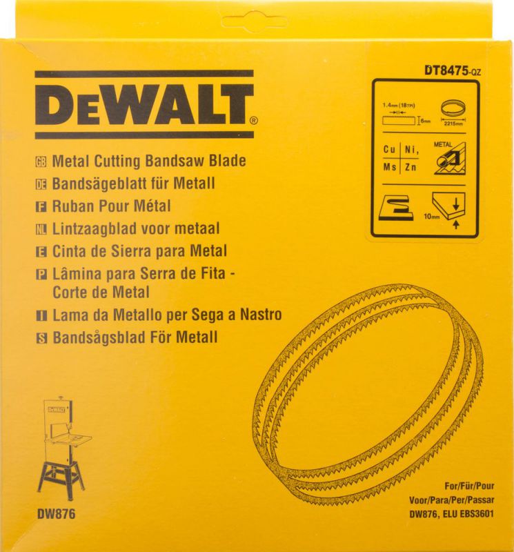 Dewalt Bandsägeblätter 2215X6x0,6 Mm 1,4 Mm