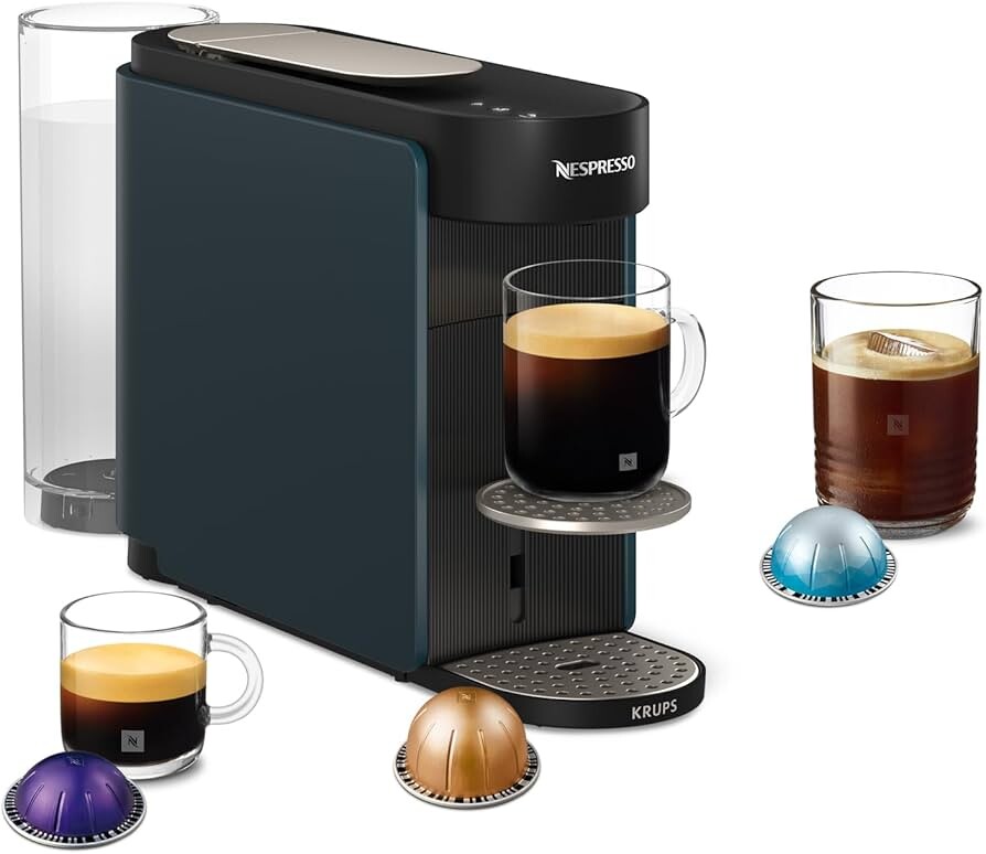 Krups Xn9404f0 Nespresso Vertuo Up Kapselautomat Ocean-Blue 3045380404410