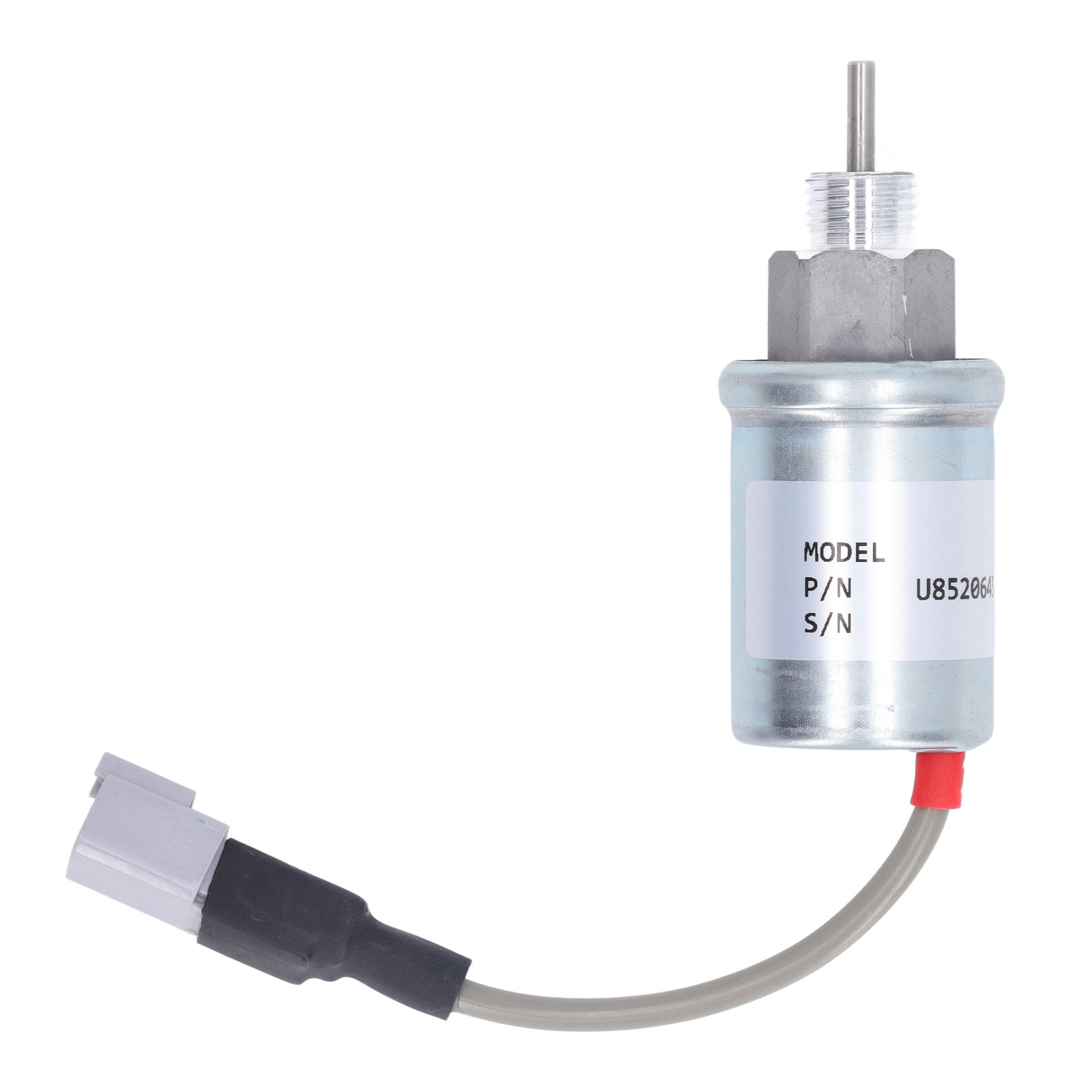 Électrovanne d'arrêt de carburant 12V CC pour Perkins HL403C, HR404C, 402D à 404D, alliage d'aluminium, 1 pièce