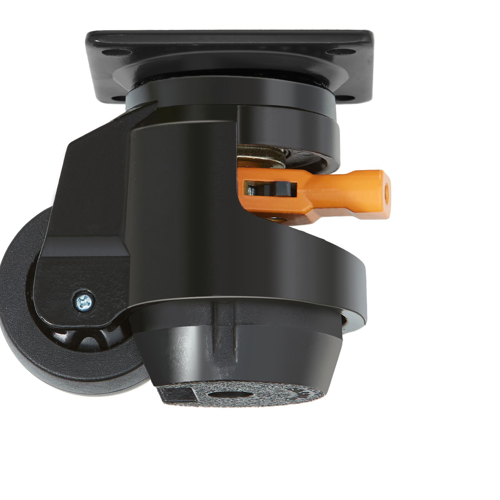 Pieds réglables pour établi à roulettes pivotantes 360°, capacité 141,6 kg, hauteur 6,3 cm, lot de 19