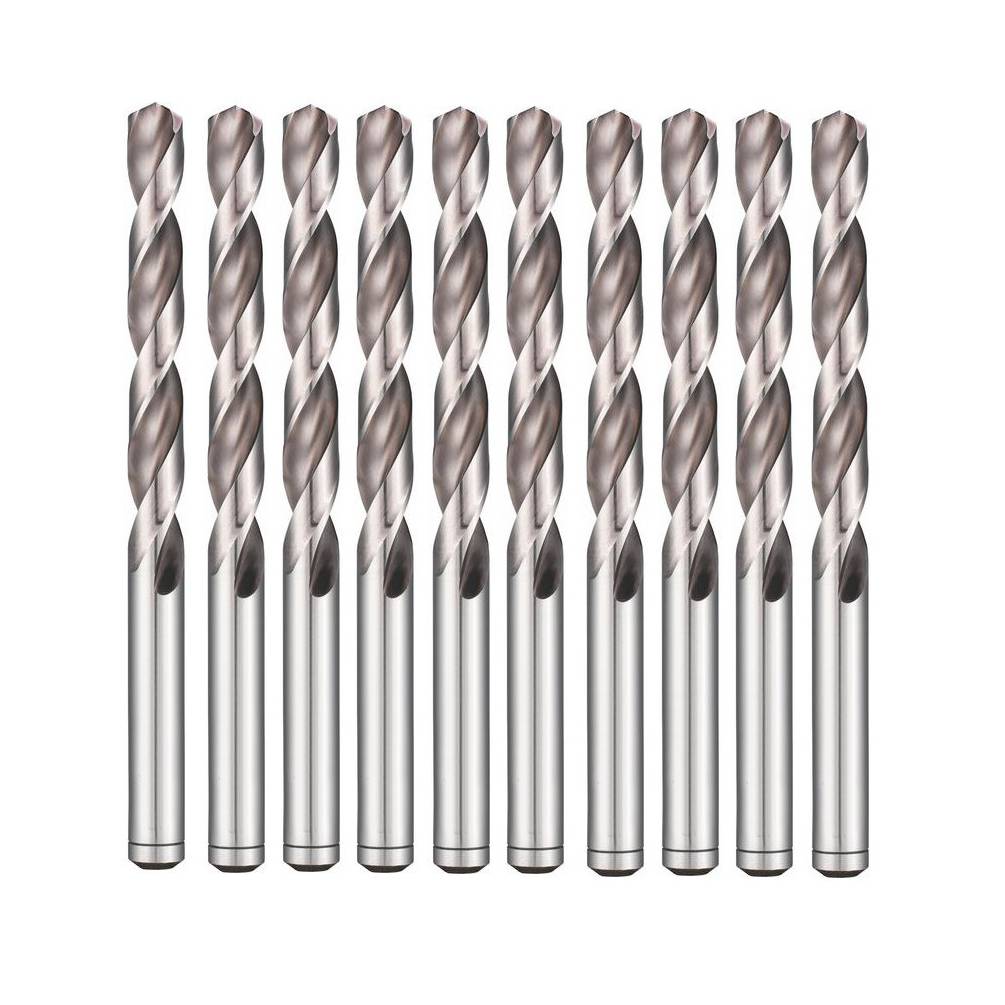 Lot de 10 forets hélicoïdaux HSS à pointe fendue · Ø 6,9 mm — photo de l’offre ManoMano
