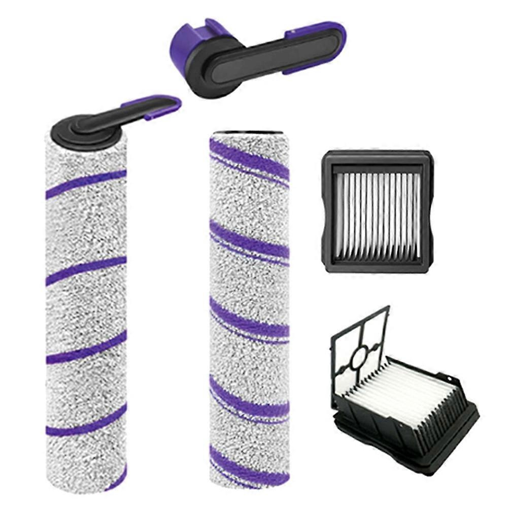 Brosse rotative et filtre HEPA pour autolaveuse Narwal S3, S3 Island et F2, velours et ABS, lot de 2 + 2