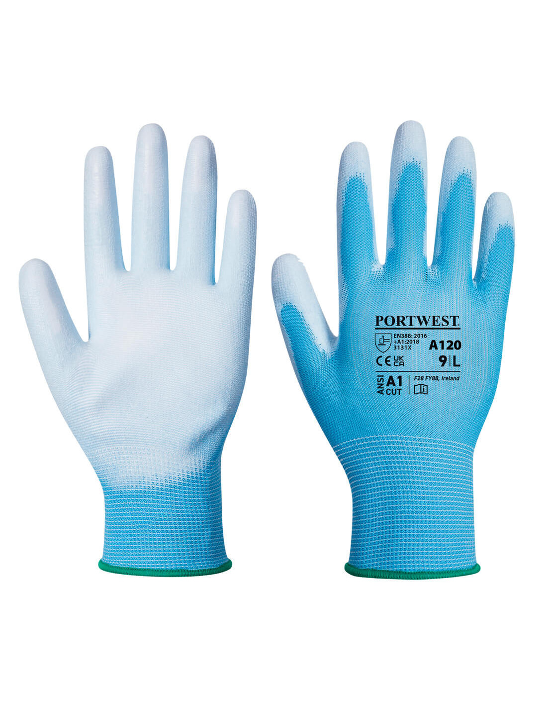 Portwest Gant Mit Pu-Beschichtung Farbe: Blau Größe Xxl