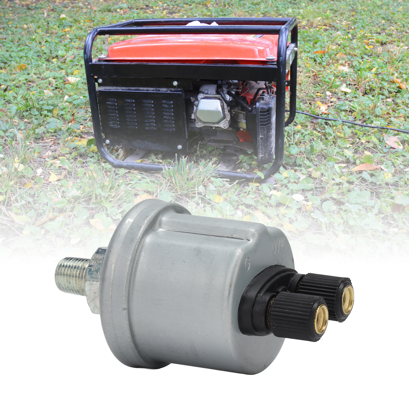 Capteur de pression d'huile pour moteur diesel, filetage 1/4, acier inoxydable, 0-10 bar, alarme 0,08 MPa